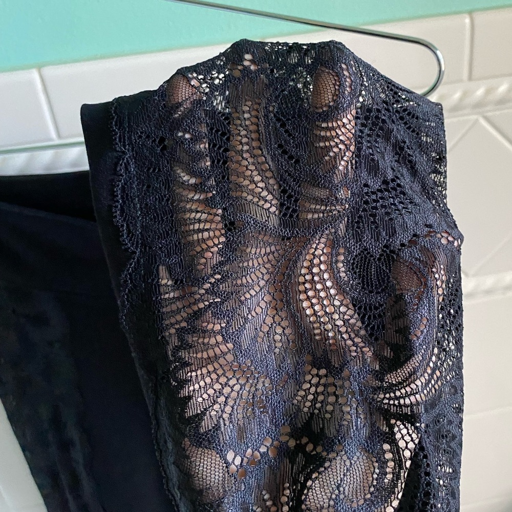Black Lace RARE Lace Leggings - Picture 7 of 14